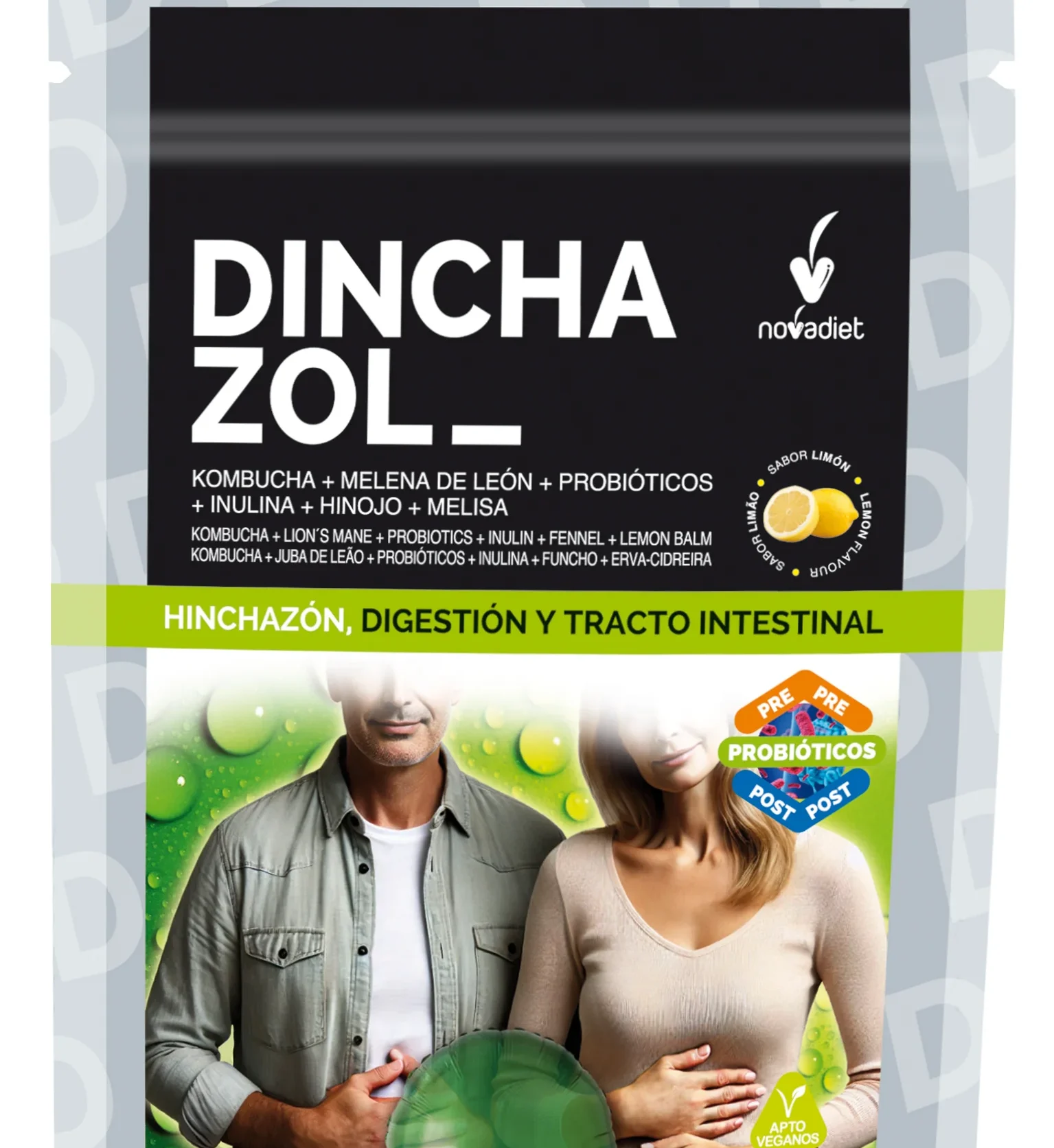 Dinchazol, suplemento natural utilizado para aliviar inflamaciones y mejorar la digestión